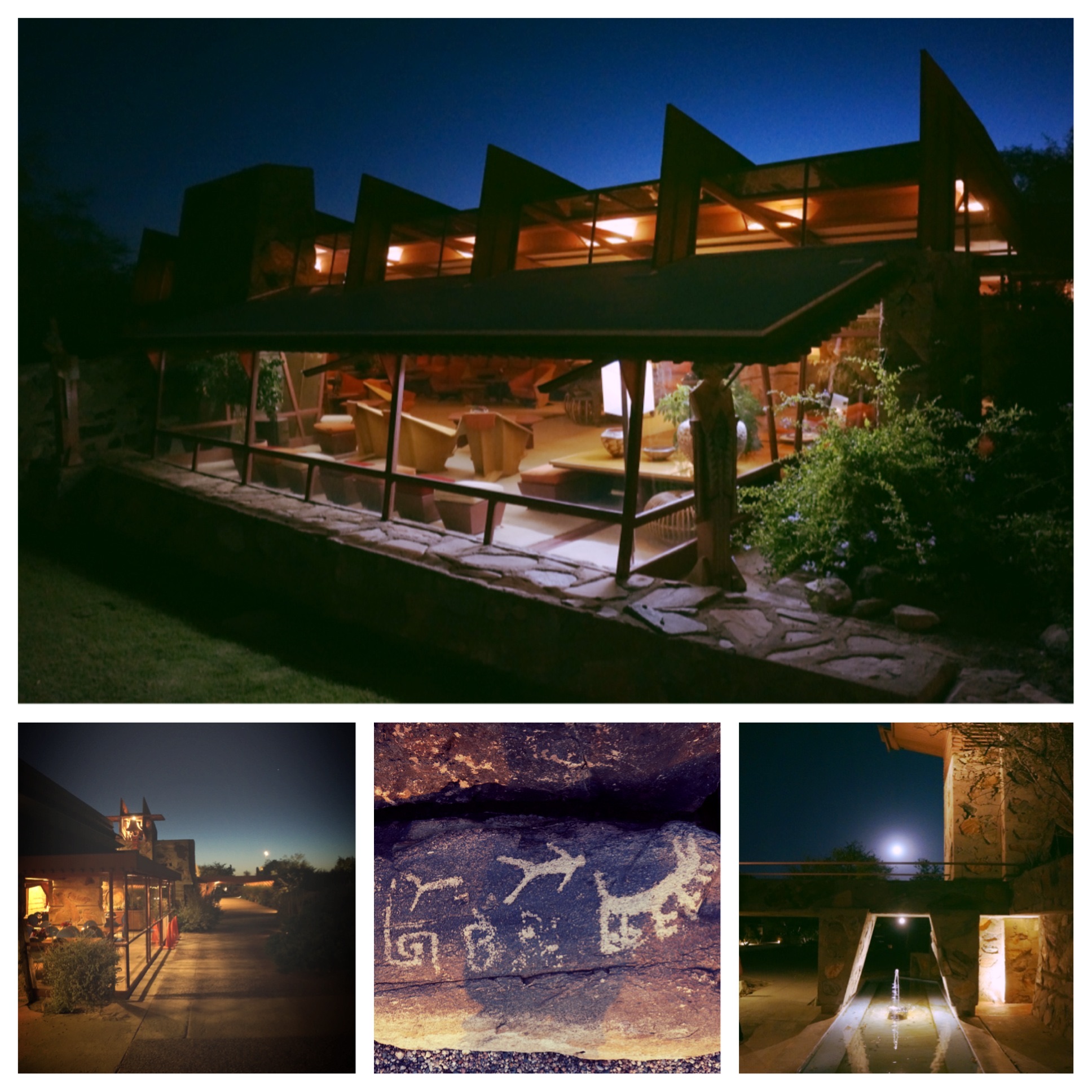 Taliesin West at dusk