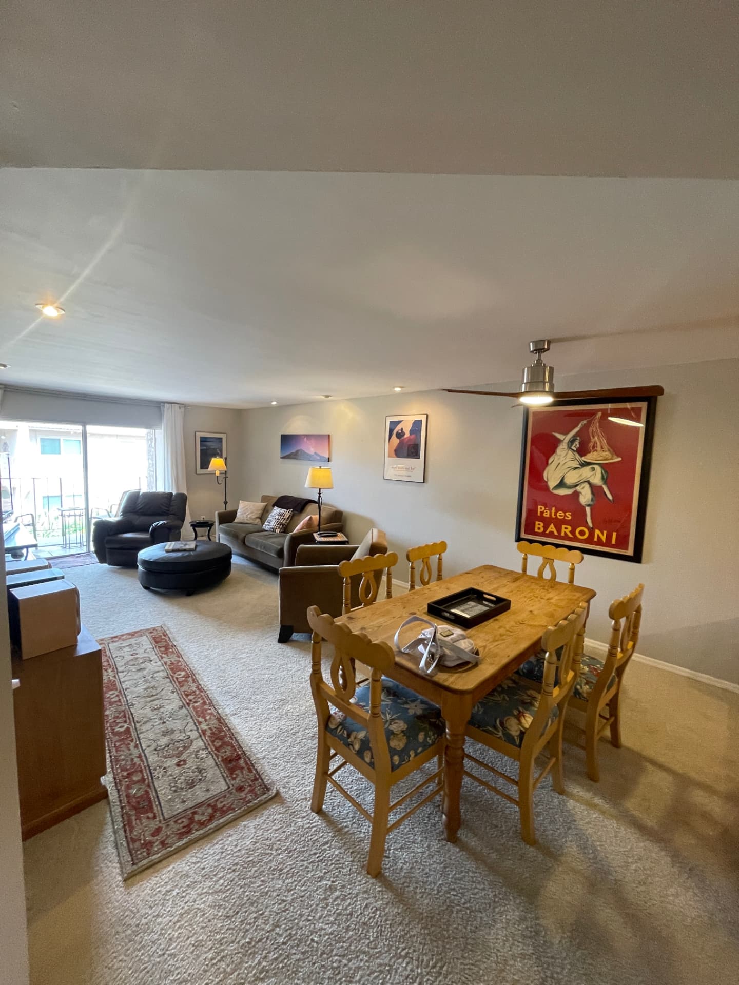 Living and dining room